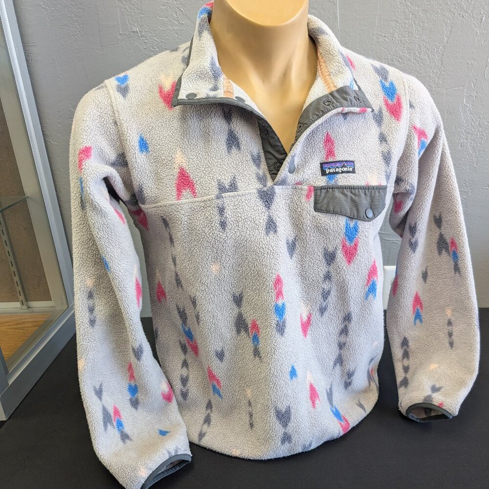 Patagonia Synchilla Snap T Button Pullover Fleece Jacket Women's Medium